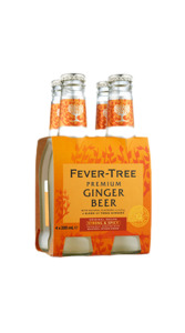 Soft Drinks: Fever Tree Ginger Beer 6 X4 Pk (24 X200 Ml)