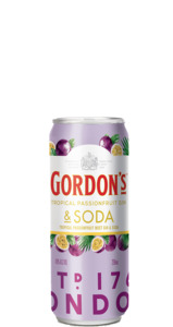 Gordons Tropical Passionfruit Gin & Soda (12 x 250ml Cans)