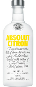 Absolut Citron Vodka 700ml