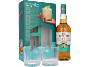 Spirit Gift Packs: The Glenlivet 12 Year Old Single Malt Whisky 700ml & Two Glass Gift Pack