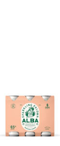 Alba Sparkling Paloma Grapefruit Non-Alcoholic Cans 6x250ml Cans
