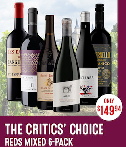 Mixed Red Cases: The Critics' Choice Reds Mixed 6-Pack