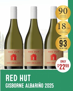 Albarino: Red Hut Gisborne 'Hexton Village' Albariño 2025