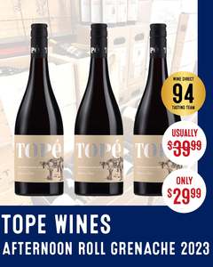 Wine By Style: TOPE Afternoon Roll Old Vine Grenache 2023