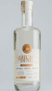 Humdinger barrel aged bourbon gin
