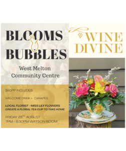 All Upcoming Events: Blooms & Bubbles West Melton Event