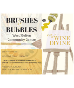 Brushes & Bubbles West Melton Event