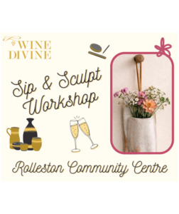 Sip & Sculpt Rolleston Workshop