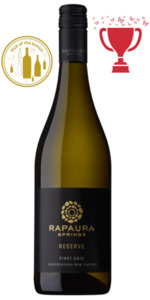 Aromatic: Rapaura Springs Reserve Pinot Gris 2025