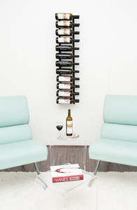 Wall Mounted Wine Racks: Double Dozen - 24 Bottles