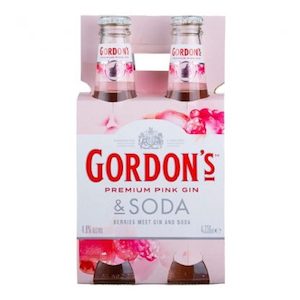 Products: Winespot Target Road » Gordons Pink (4Pk 330ml Bt)