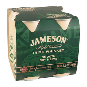 Winespot Target Road » Jameson & Dry 4pk Cans 375ml