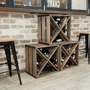 Limited Edition Industrial Wine Cube
