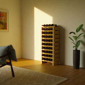 Wine Stash Range: 40 Bottle Modular Wine Rack Kit (4 Bottles Wide X 10 Bottles High)