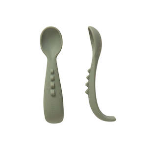 All4Ella - Comfy grip silicone spoons 2pk