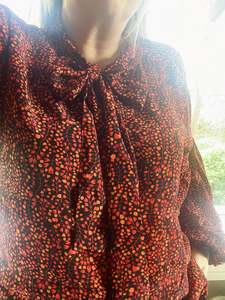 Golden: GOLDEN Tina Tie Top Print