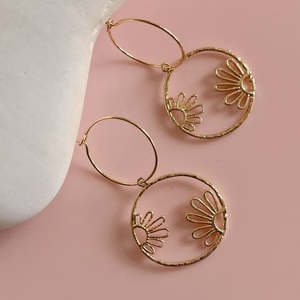 Penny Foggo Circle of Flower Earrings