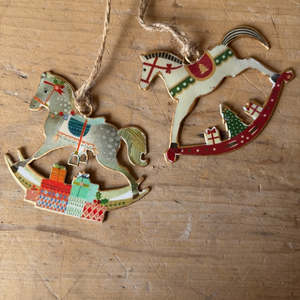 Accessory: LF Xmas Deco Rocking Horse