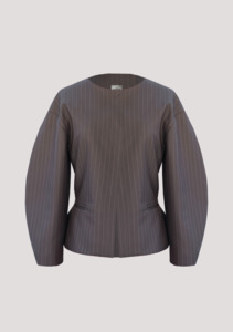 Elsie Jacket in Pinstripe