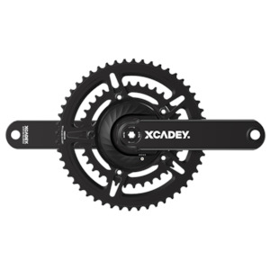 Parts & Accessories: XCADEY Hollowtech Lightweight Titanium Spindle Crankset (PM option available)