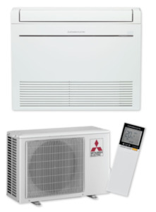 Mitsubishi Electric RapidHeat KW35 Floor Console Heat Pump (includes installation)