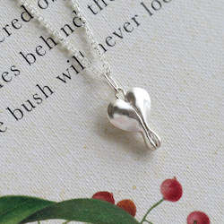Flower Garden: Bleeding Heart Necklace