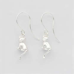 Garden Creatures: Cat Earrings