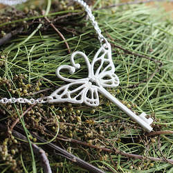 Garden Creatures: Butterfly Key Necklace