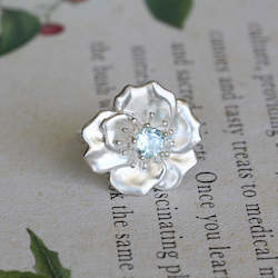 Rings: Eva Rose Ring/ Aquamarine