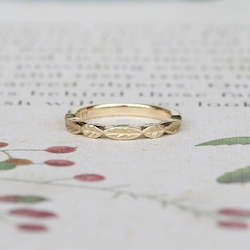 Leaf Ring/ Yellow Gold