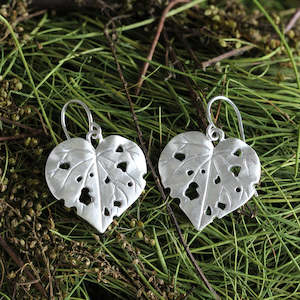 Kawakawa Leaf Earrings