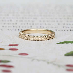 New Pieces: Silver Fern Ring/ Gold