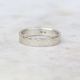 Wide Hammered Flat Ring