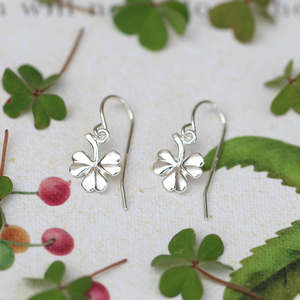 Three Leaf Clover Earrings