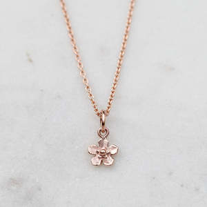 New Pieces: Mini Forget Me Not Necklace