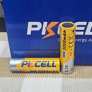 18650 3.7V 3000mAh Lithium rechargeable battery PKCELL