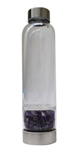 Amethyst Chip Water Bottle Wisdom is Yours