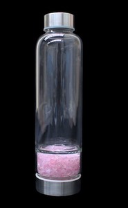 Products: Rose Quartz Chip Water Bottle Wisdom is Yours
