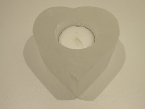 Products: Selenite Heart Candle Holder Wisdom is Yours