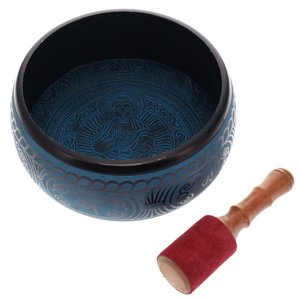 Products: Aluminium Buddha Blue Singing Bowl Wisdom is Yours
