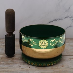 Green Singing Bowl Set – Note F Wisdom is Yours