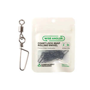 Fishing Swivels: Coast Lock Snap Rolling Swivel