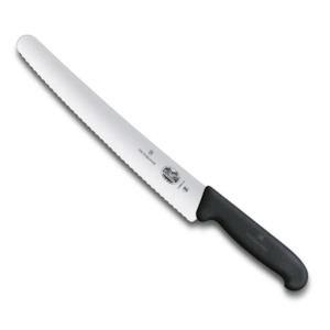 All: Bread-Pastry Knife Victorinox Black Fibrox Handle 26cm