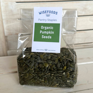 Dairy Free: Organic Green Pumpkin Seeds - Wisefoods Refillery