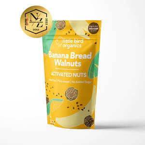 Dairy Free: Little Bird Activated Nuts - Banana Bread Walnuts