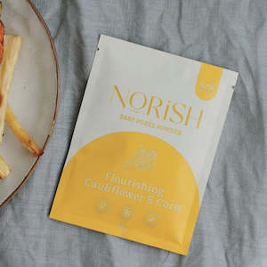 Norish: Flourishing Cauliflower & Corn Baby Puree Powder Sachet - Norish