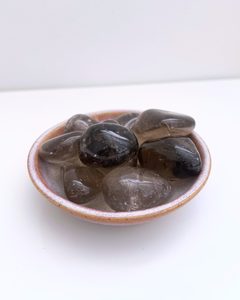Smoky Quartz Tumble Stability & Detoxification With Energy