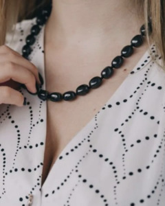 Products: Shungite - 9mm Bead Necklace With Energy