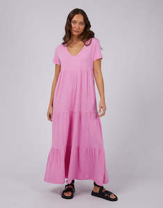 Massive Clothing Sale: Lola Tiered Dress Pink