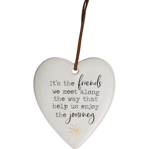 Stocking Stuffers Under 10: Ceramic Hanging Heart